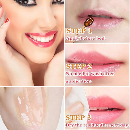 1PCS Bee Lip Balm Honey Pot,Honey Exfoliator