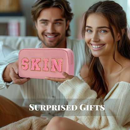 2pcs preppy makeup bags set,