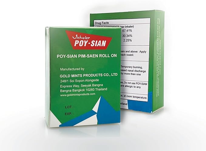POY-SIAN Thai Pim-Saen Balm Oil 5ml Roll-On