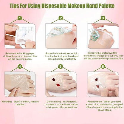 Makeup Mixing Palette Set, Makeup Hand Palette Single