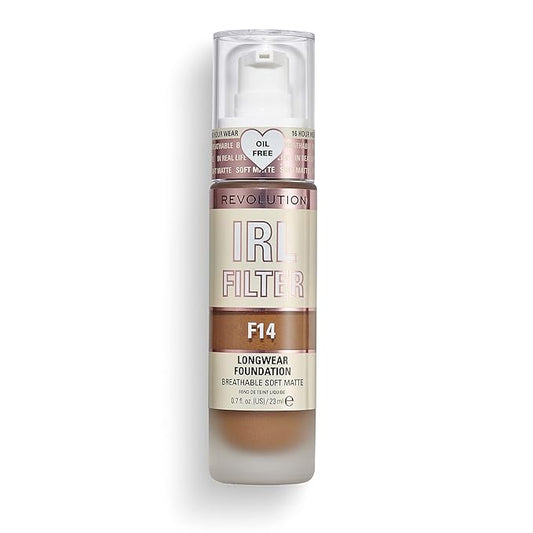 Revolution Beauty, IRL Filter Longwear Foundation, Soft &