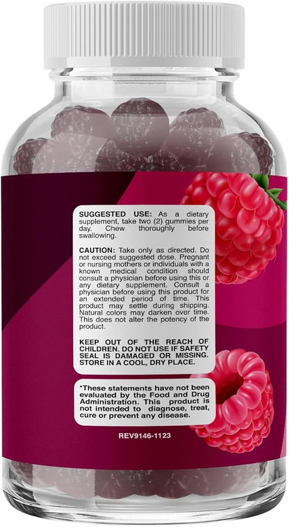 Hydrolyzed Collagen Peptides for Women with Biotin - Hair, Skin and Nails Vitamins for Elasticity, Vitality & Hydration Gummies - Naturally Sourced Biotin and Collagen for Women - 90 Count