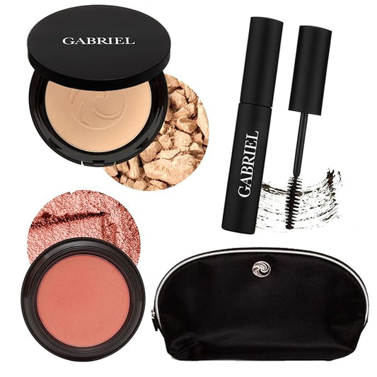 Gabriel About Face Kit | Dual Powder Foundation Beige Set))
