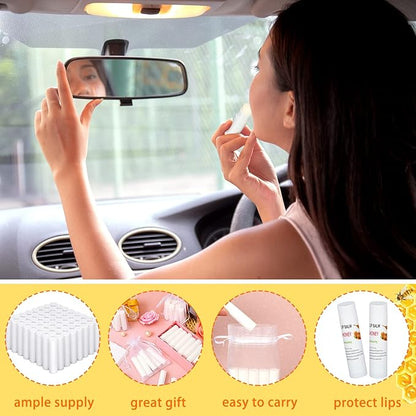 Demissle 150 Pcs Unlabeled Lip Balm Guests