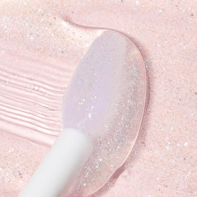 Wander Beauty Lip Retreat Oil - Oasis Glow (Shimmery Clear) - 4 in 1 Tinted Lip Oil + Moisturizing Lip Gloss With Avocado, Vitamin E & Rosehip - Hydrating Luxurious Lip Care for Dry Lips - 0.33 fl oz