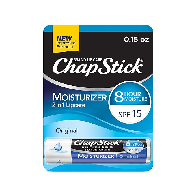 ChapStick Moisturizer Original Lip Balm Tube,