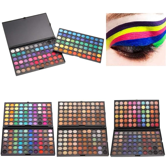 Pro 120 Colors Shimmer and Matte Eyeshadow Makeup