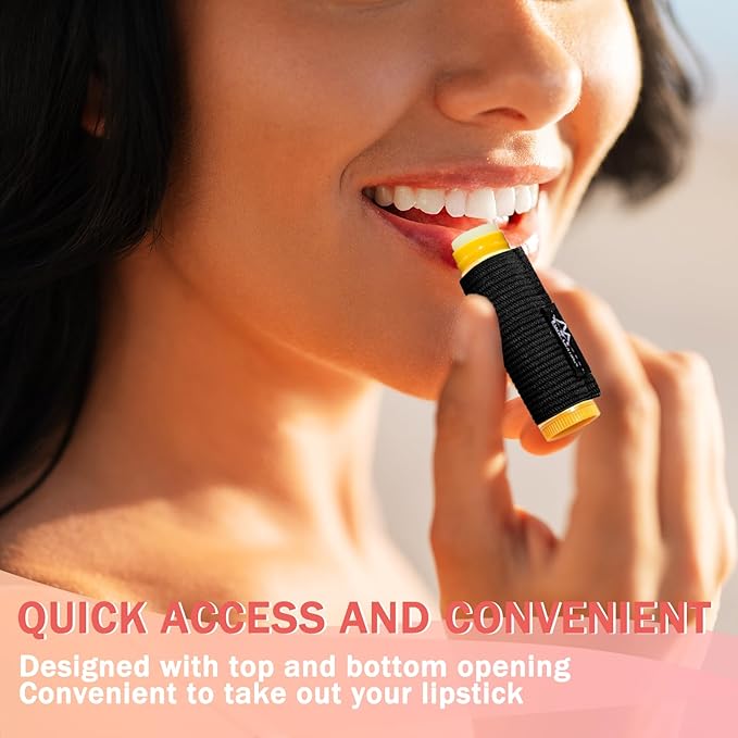 WK IEASON Lip Balm Holder Keychain