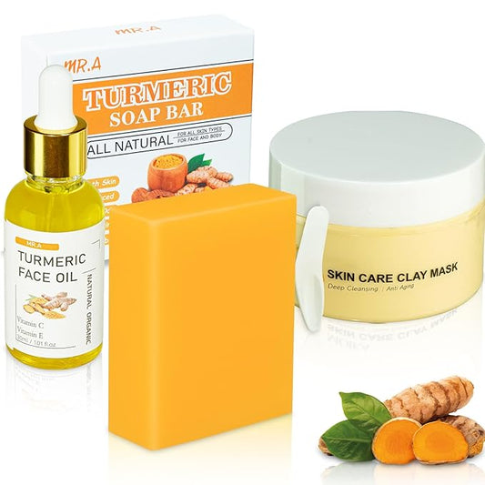 Handmade Turmeric Soap Bar & Turmeric