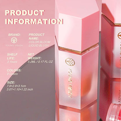 YOUNG VISION Liquid Cheek Blush -Soft Cream Rouge/Blusher Dewy Finish