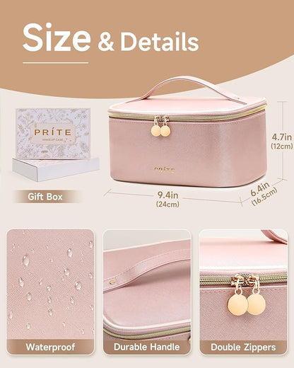 Prite makeup bag, large capacity