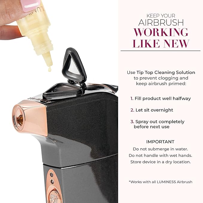 LUMINESS BREEZE DUO TANNING AIRBRUSH SYSTEM, Deep Tan – Self Tanner Kit includes Breeze Device with Makeup Stylus, Tanning Stylus & Sunless Tanning Solution - Long-Lasting, Buildable, Flawless Tan