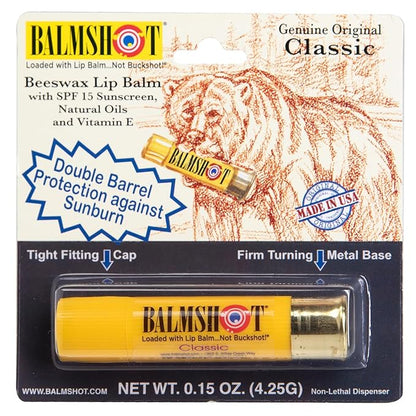 BALMSHOT Lip Balm Two Pack of Classic