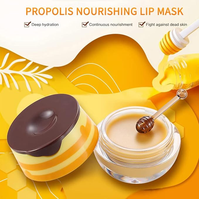 Balm Lip Balm Honey Pot, Propolis Moisturizing