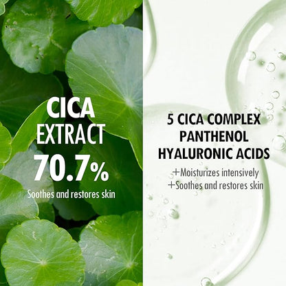 VEGREEN Fragrance-Free Cica Serum | Centella Asiatica Enriched Face Serum for Women & Men | Alcohol-Free Centella Unscented Serum Face Moisturizer | Hydrating Serum for All Skin Types 1.69 fl oz