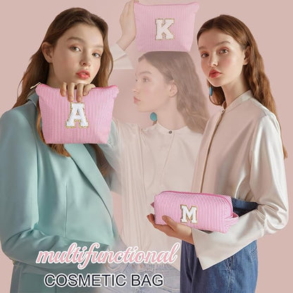 Yoolife initial makeup bag for