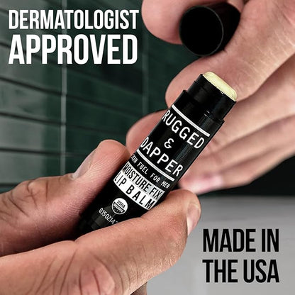 Organic Lip Balm for Men, Mens