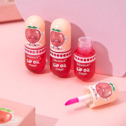 3PCS Lip Gloss,Hydrating Lip Oil Tinted Set | Gloss,Hydrating