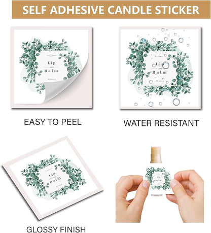 CRASPIRE 80Pcs 8 Styles Labels Lipsticks