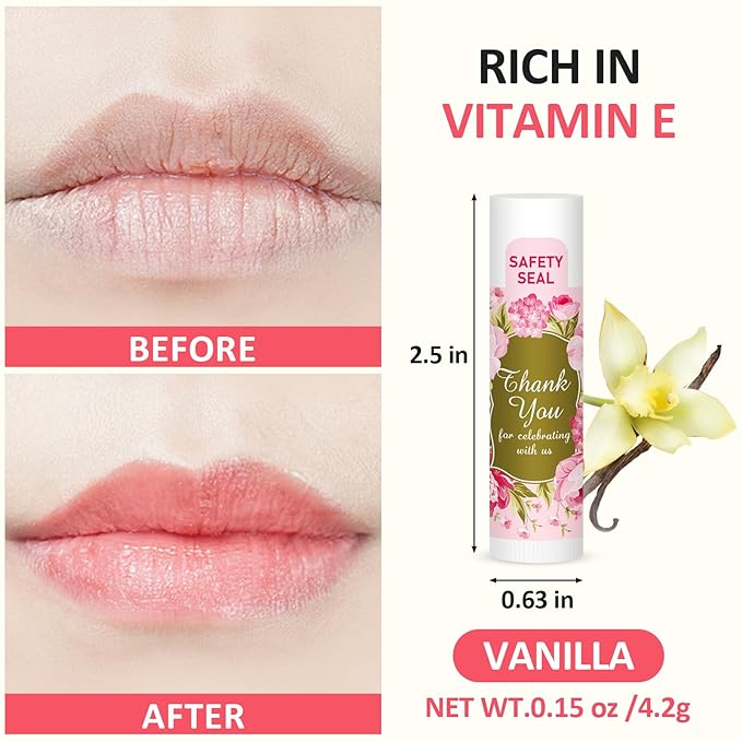 DMSKY Lip Balm Bulk 60 Pcs, Guests