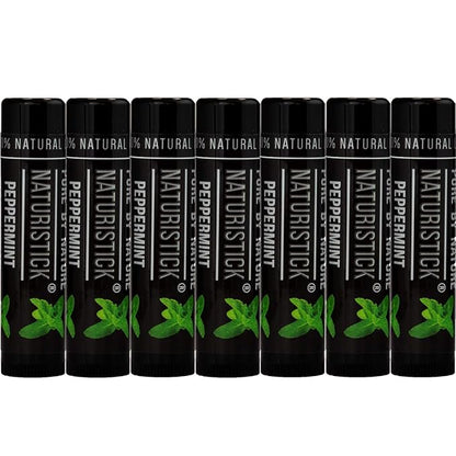 7-Pack Black Peppermint Lip Balm
