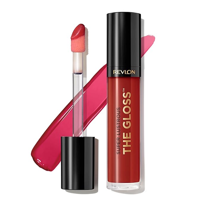 REVLON Lip Gloss, Super Lustrous The Gloss, Non-Sticky, Gloss,
