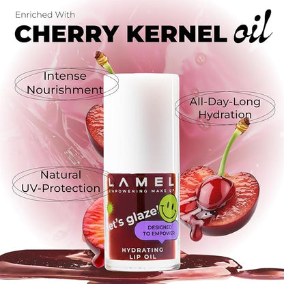 Lamel Hydrating Lip Oil LET`S GLAZE - Hydrating Lip