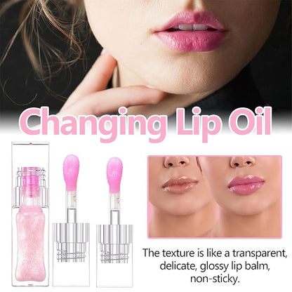 Magic Color Changing Lip Oil Ph Activated, Moisturizing Magic