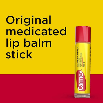Carmex Classic Medicated Lip Balm Sticks, Lips,