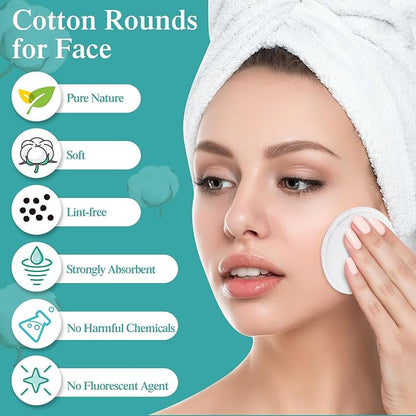 Maxcheck 2000 pcs cotton rounds