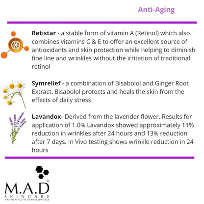 M.A.D Skincare Anti-Aging Retinol Eye Serum 15g