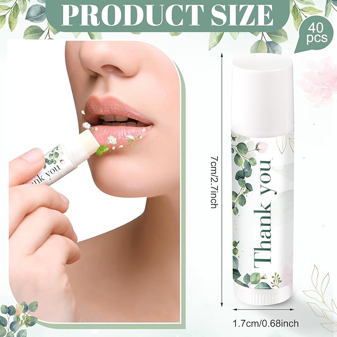 Demissle 40 Pcs Lip Balms