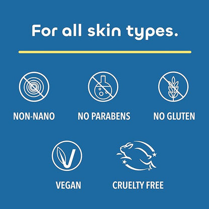 Seaweed Bath Co. Clear Moisture Mineral SPF 30 Broad Spectrum Sunscreen Spray, 6 Ounce, Sustainably Harvested Seaweed, Algae, Coconut