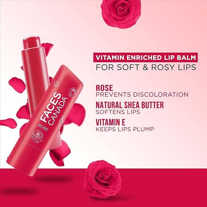 Red Tinted Lip Balm - Rose Oz/4.5g