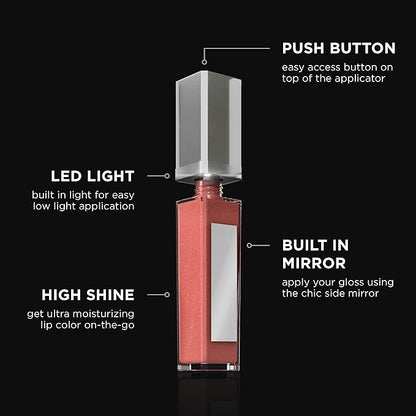 Pure Cosmetics Pure Illumination Lip Gloss - LED-lit Lips (Clear)
