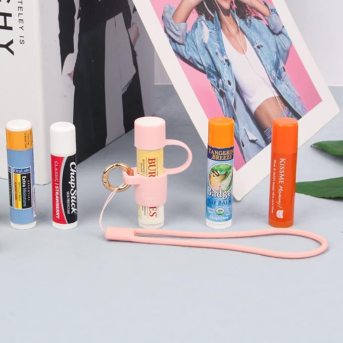 Desing Wish Silicone Lip Balm Holder Lanyard