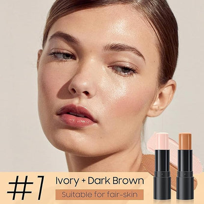 2023 Upgrade Contour Stick, 2 Colors Double-end Contour Stick,