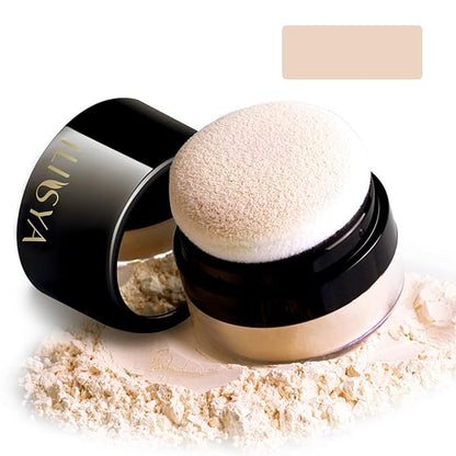 Setting Powder Lightweight Loose Powder Finishing Powder Long-Lasting (Light Apricot/Translucent) 0.28 Oz