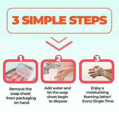 5 Boxes (500 Sheets) Paper Soap