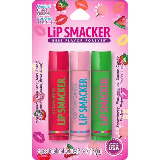 Lip Smackers Flavored Lip Balm Trio