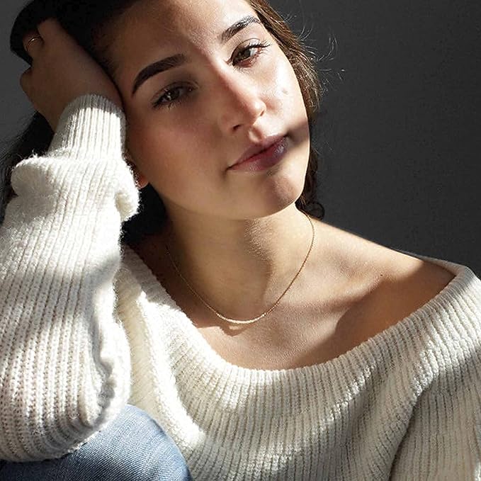 Boho Pearl Pendant Necklace Gold Pearl