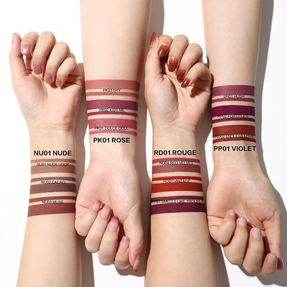 FOCALLURE KISSPROOF 6Pcs Liquid Lipstick & Lip Line