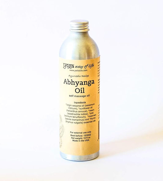 Organic Herbal Self-Massage Body Oil | Ayurvedic Recipe | 10 FL OZ