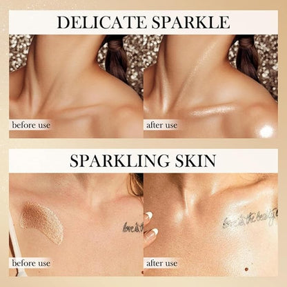 Shimmer Body Luminizer 5 Color Waterproof Smooth Face 80 ML