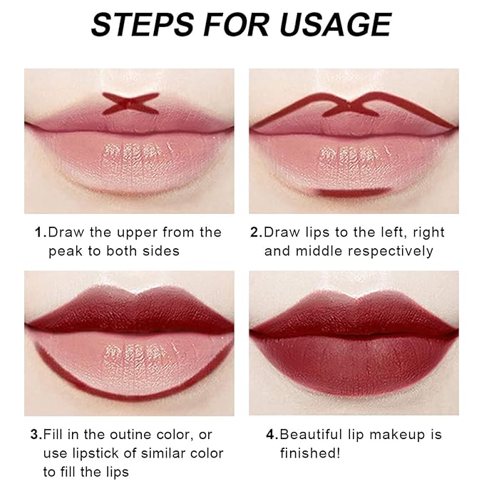 Matte Lip Gloss Sets, 4 Colors Halloween Makeup Gloss