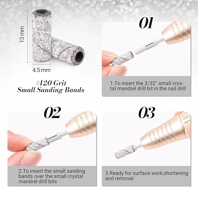 Melodysusie 50 pcs nail drill