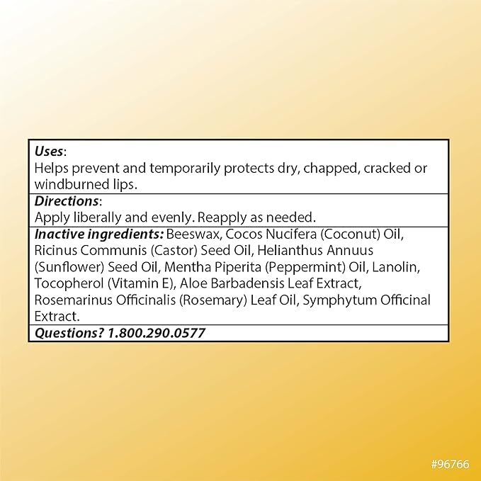 Quality Choice Beeswax Lip Balm All 0.15oz