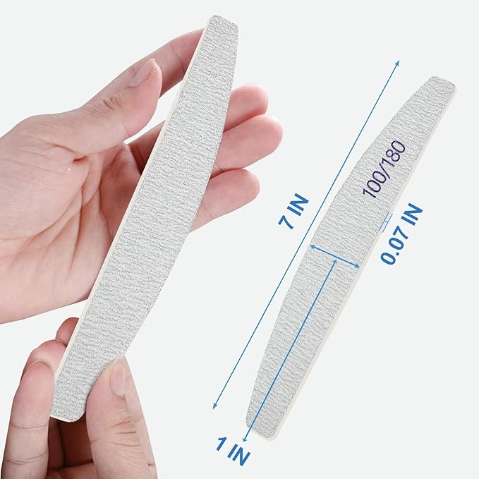 Nail files (12 pack), 100/180
