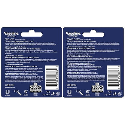 Vaseline Lip Therapy Variety 4-Pack – Oz