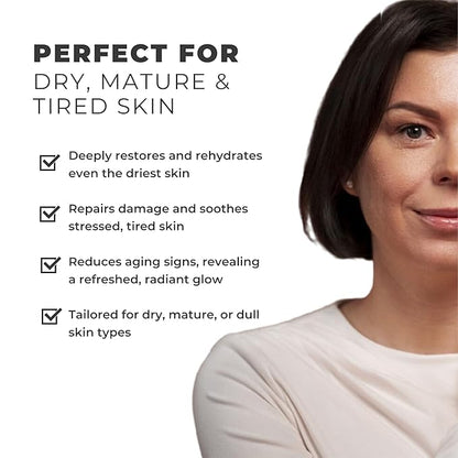 SuperRenew Organic Face Oil | Hydrating Facial Skin Care Products with Bakuchiol, Sea Buckthorn, CoQ10, Squalane | Face Care Moisturizer for Dry Skin, Anti-Aging Oil for Women’s Night Routine (35ml)